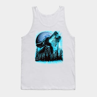 Howling wolf Tank Top